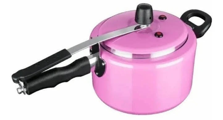 Panela De Pressão Patolux 5 L Rosa 2 Válvulas De Segurança Mercado Livre
