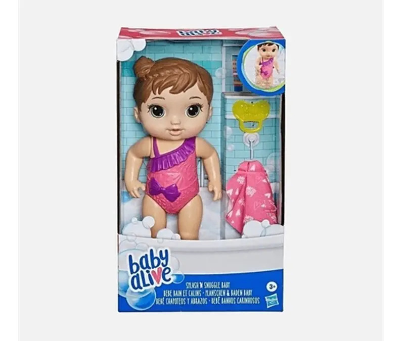 Baby Alive Bebé Chapoteos Y Abrazos Rosa Hasbro Original Mercado Libre