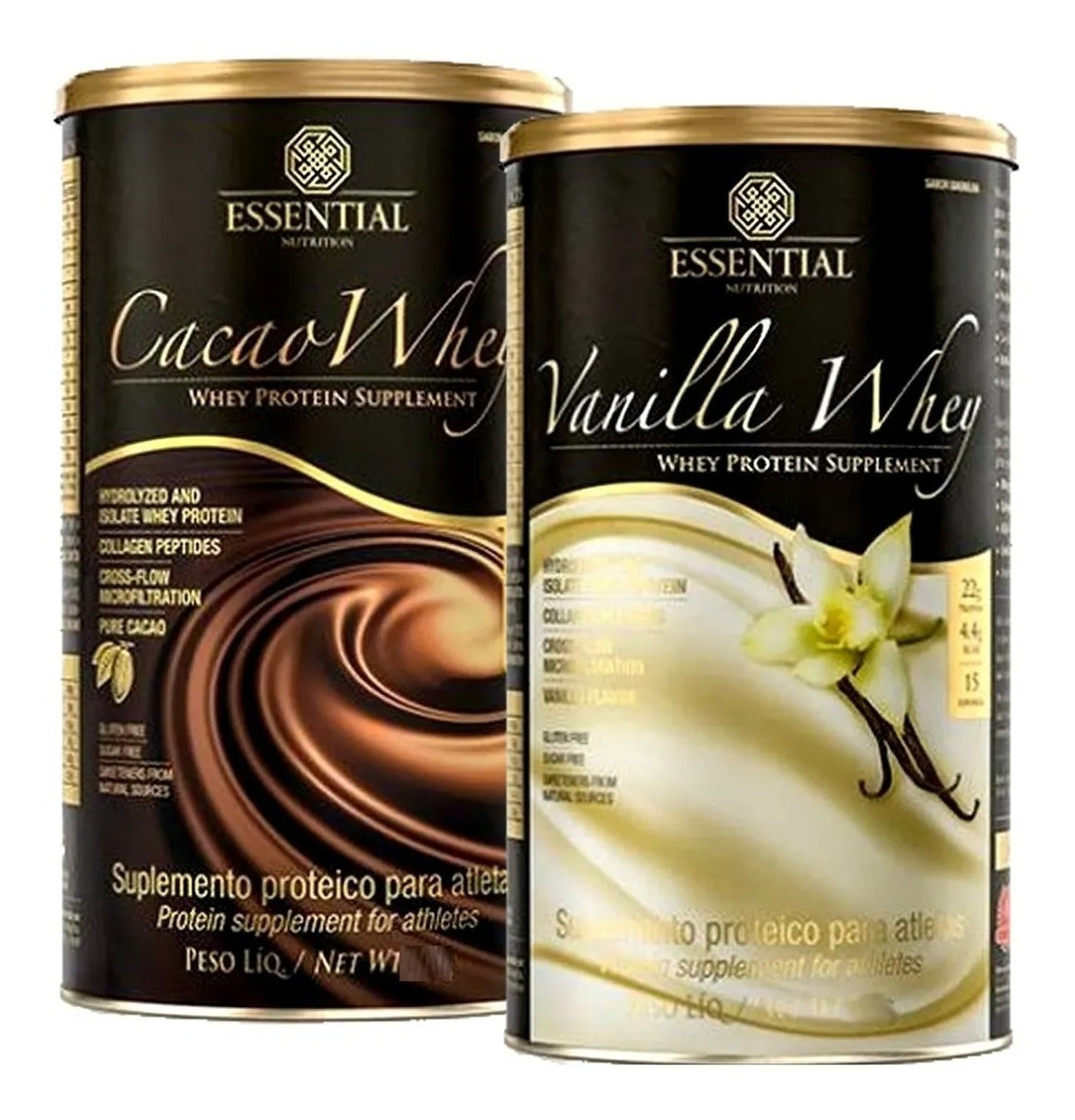 Whey Protein Hidrolisado E Isolado 450g Essential Nutrition Frete grátis