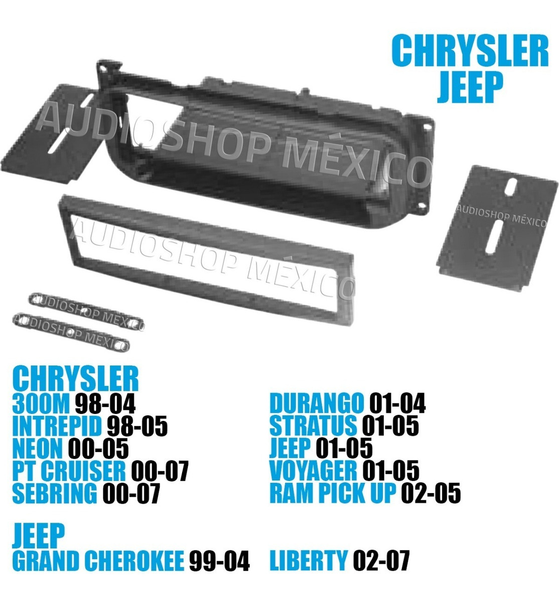 Frente Base Autoestereo Para Jeep Liberty 20022007 Hf0650 Mercado Libre