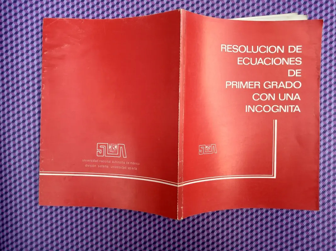 Resolucion De Ecuaciones De Primer Grado Con Una Incognita