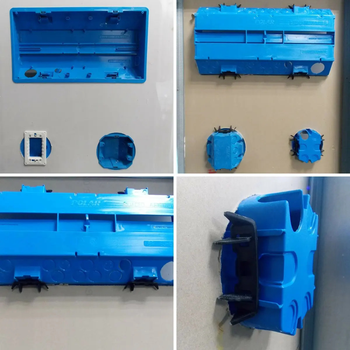 Caixa Elétrica 4x2 Ajustável Circular Kit 50 Peças + Frete Mercado Livre