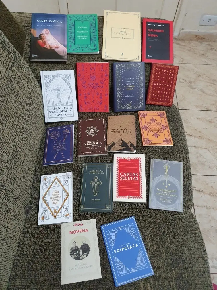 Coleção Minha Biblioteca Católica (20 Livros + 18 Livretos) Mercado Livre