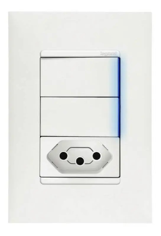 Interruptor Duplo Paralelo Three Way Pial Plus + Tomada 20a Mercado Livre