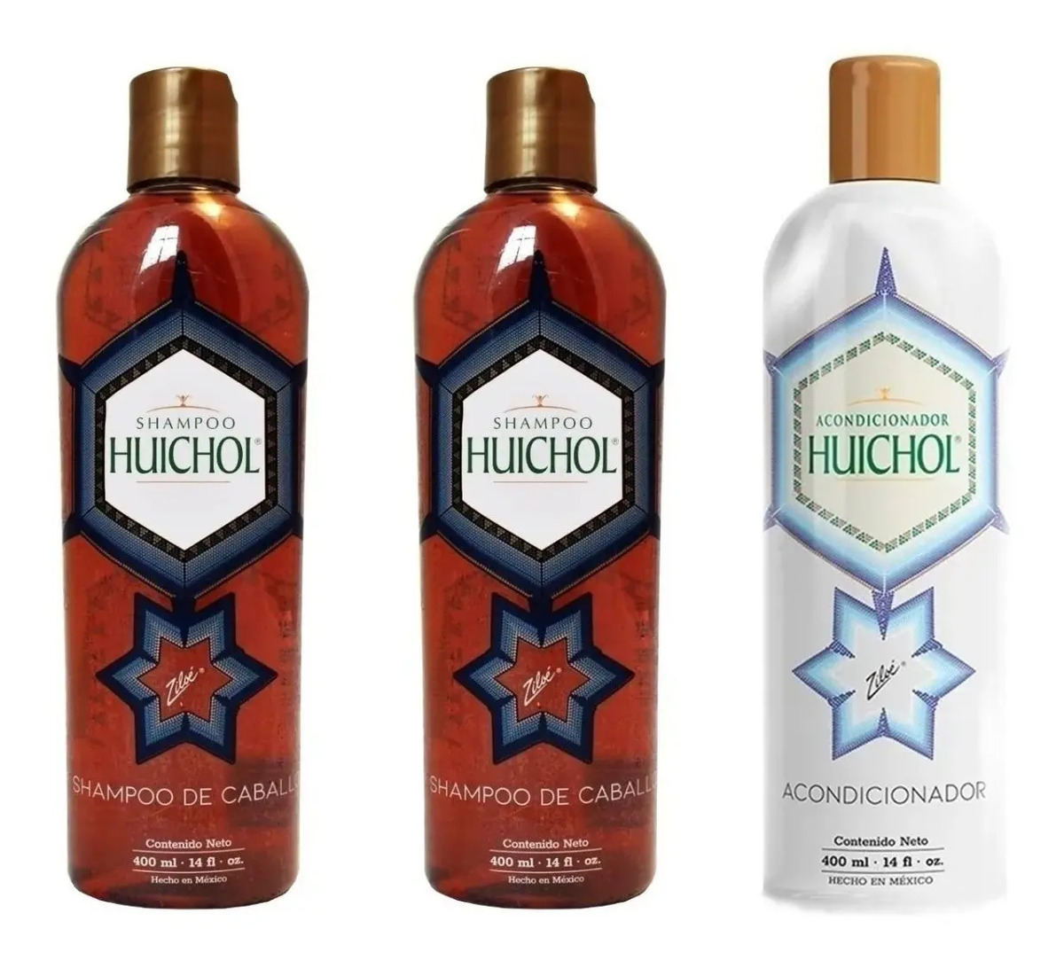 Shampoo Huichol Cola De Caballo 2 Pzas 400ml
