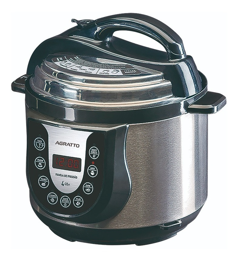 Panela De Pressão Digital 4 Litros 220v Elétrica Agratto800w Mercado