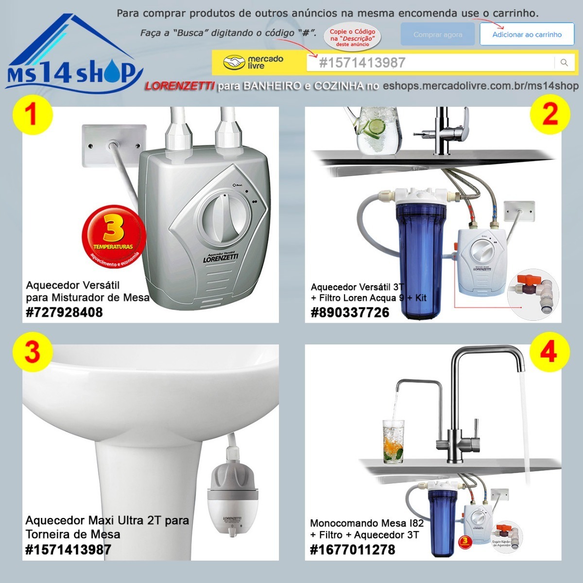Torneira Eletrica Bancada Loren Easy 110ve220v Lorenzetti Mercado Livre