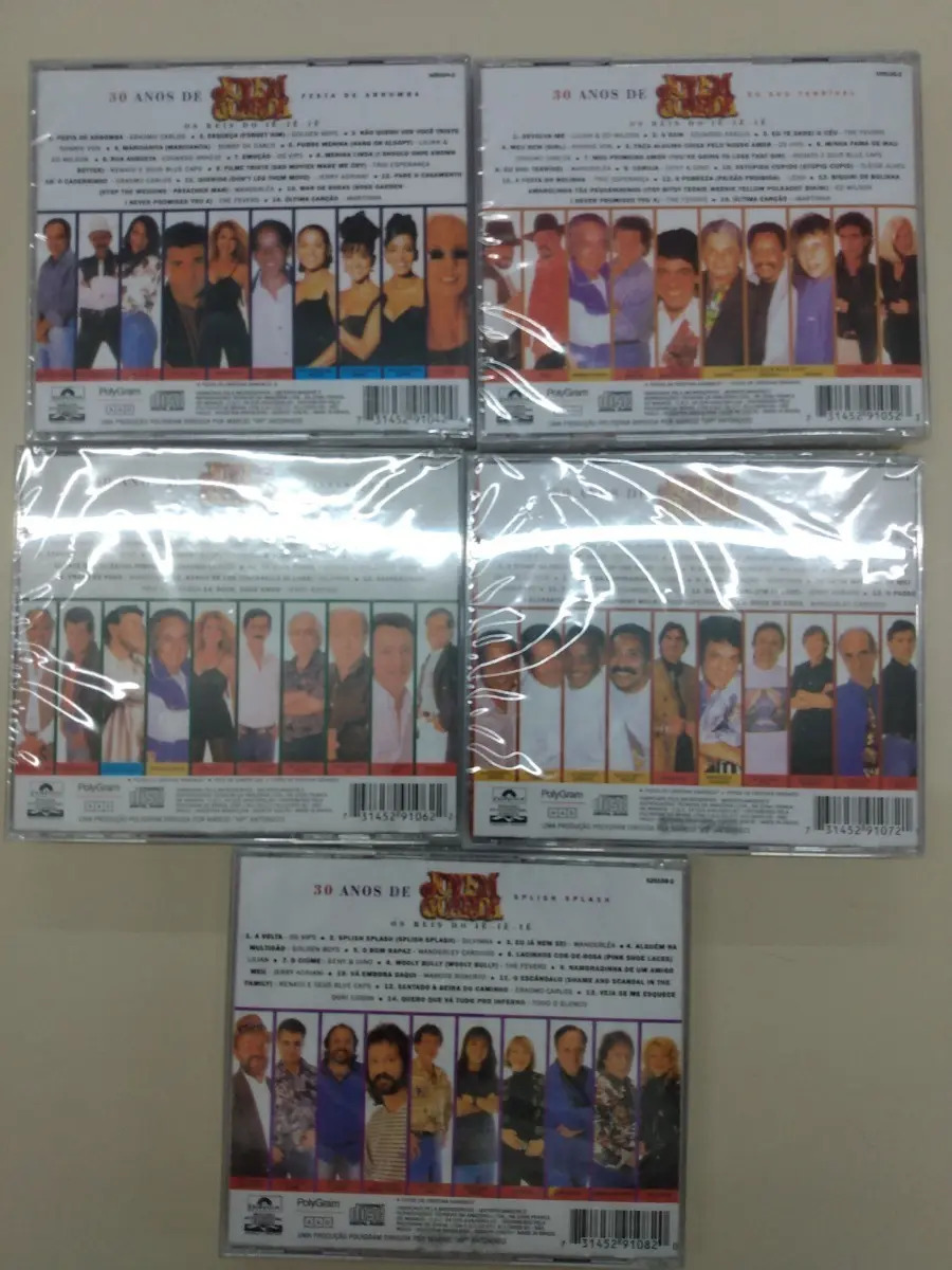 Cd 30 Anos De Jovem Guarda Os Reis Do Iêiêiê Vol 1,2,3,4