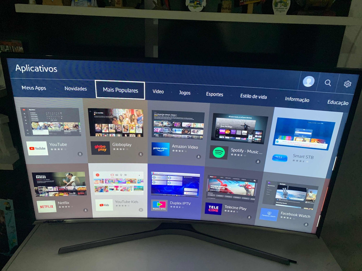 Smarttv Samsung 48 Curved Fullhd Mercado Livre