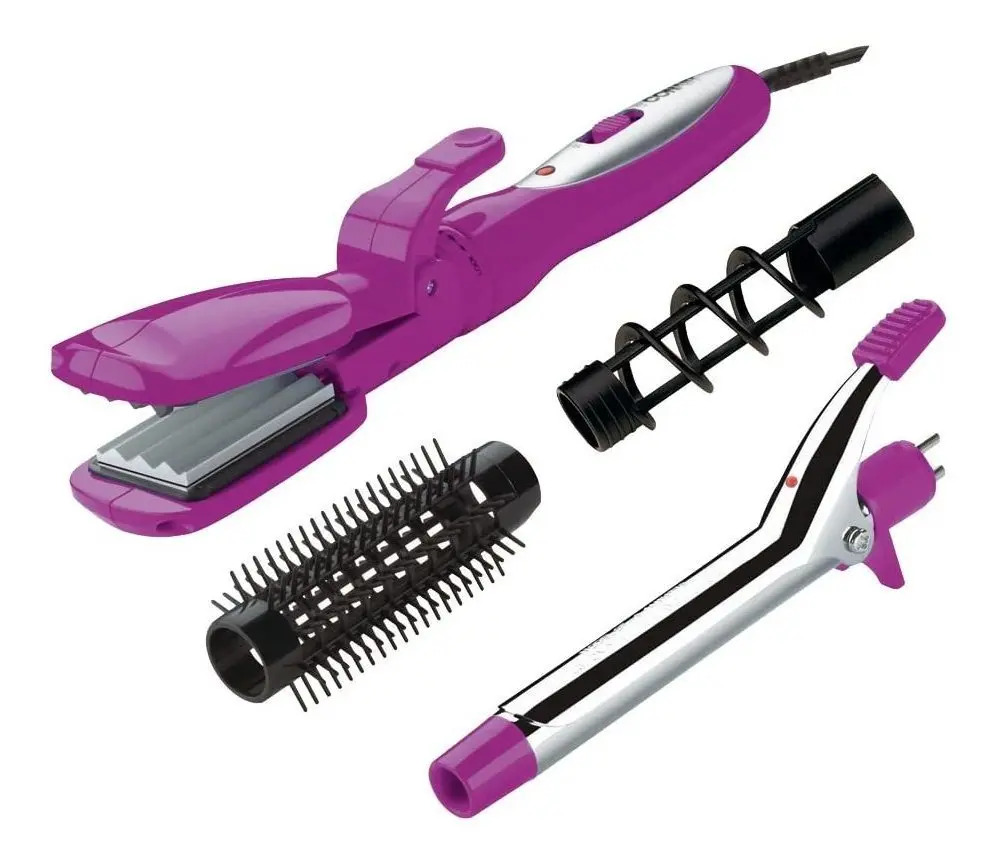 Juego De Tenazas 5 En 1 Cuidado Cabello Mujer Belleza Hogar Mercado Libre