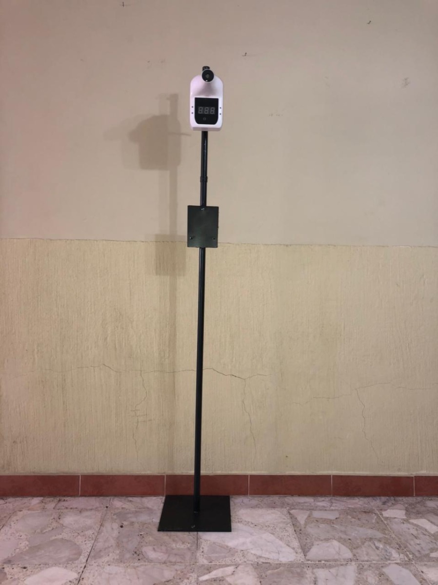 Termómetro Digital Altura Ajustable Con Pedestal Interiores Mercado Libre