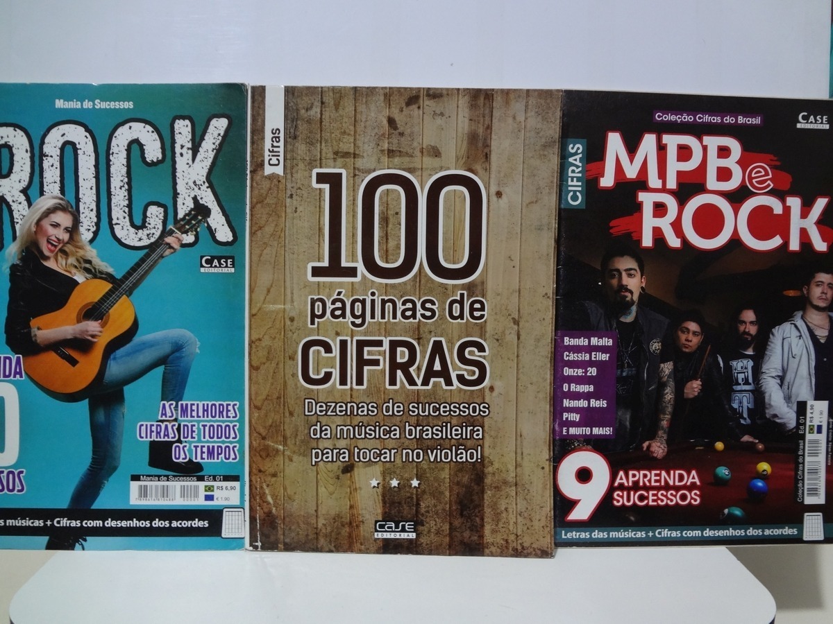 Revista Cifras Violão Mpb Rock Dezenas De Sucessos Mercado Livre