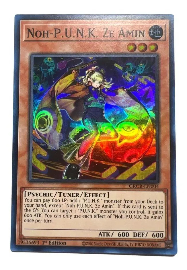 Yugioh Noh Punk Ze Amin Grcr | MercadoLibre