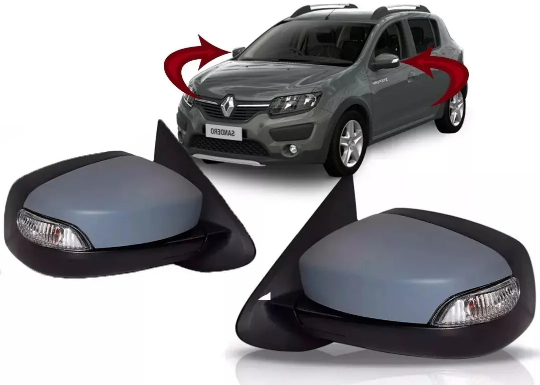 Retrovisor Sandero Stepway Elétrico C/ Pisca Le 2015 Á 2019 Mercado Livre