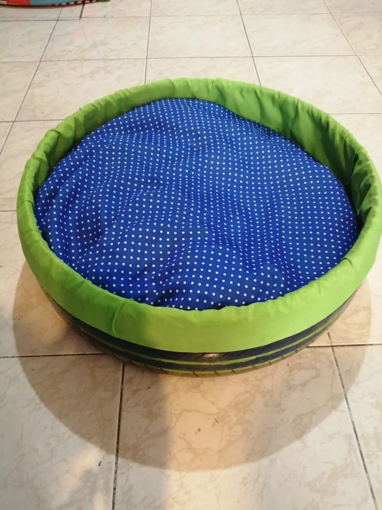 Cama Mascota Para Perrito De Llanta Mercado Libre