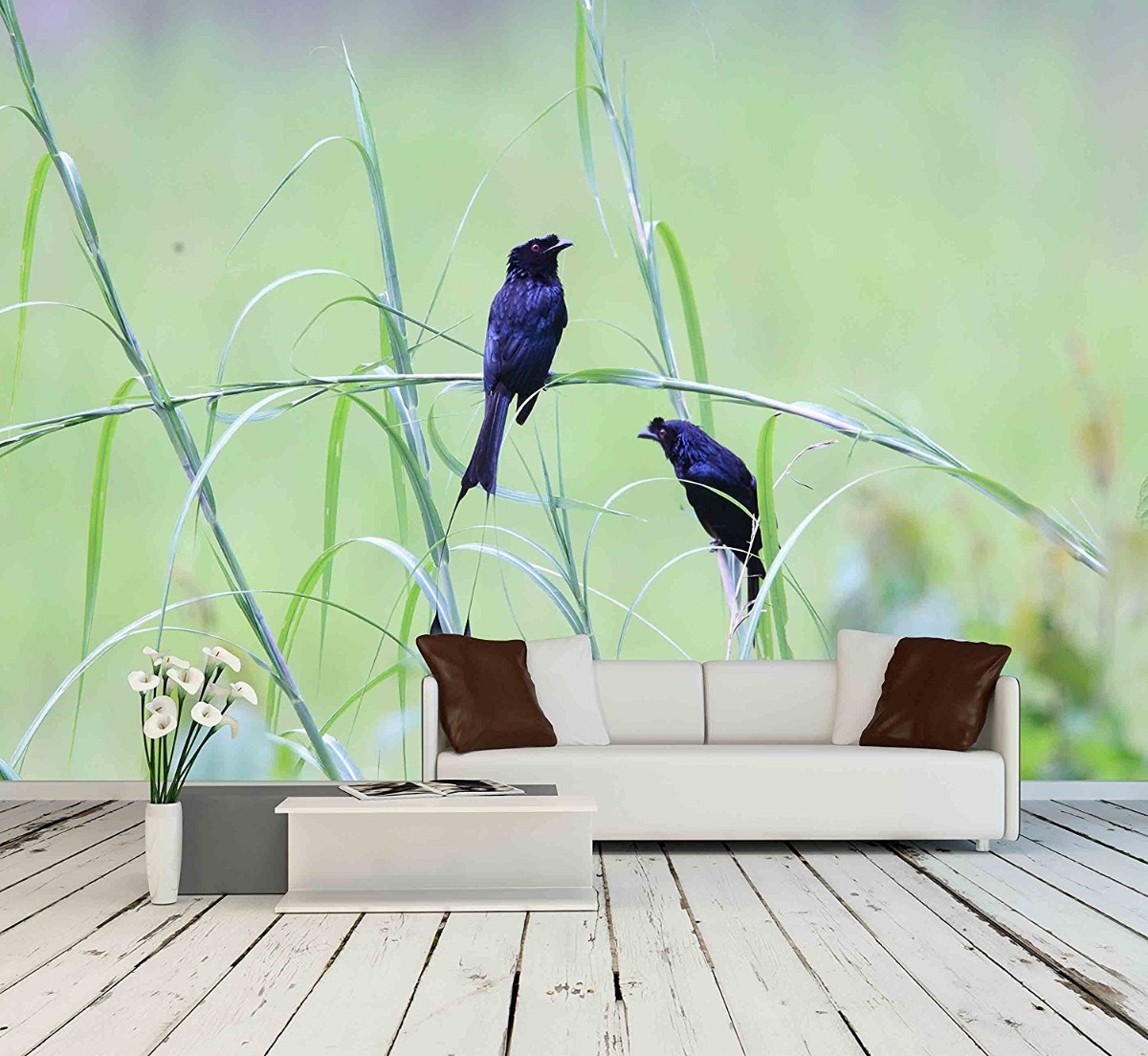 Wall26 Mural Alta Calidad Decoración Aves 100 X 144 PuLG N Mercado Libre
