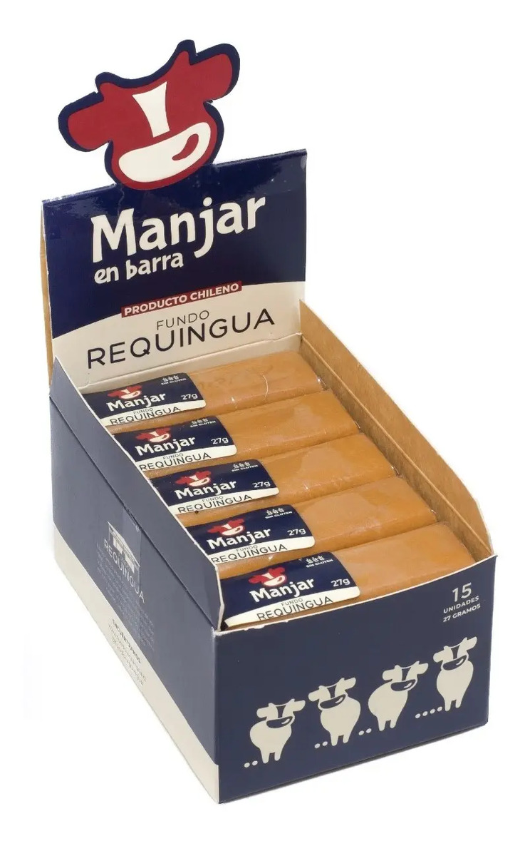 4 X Caja 15 Uds Manjar En Barra 27 Grs Mercado Libre