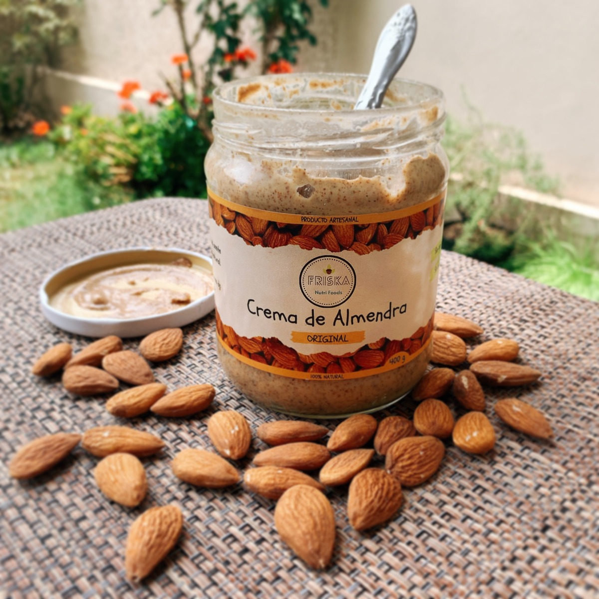 Crema De Almendra 100 Natural Sin Azúcar 460g Friska Mercado Libre