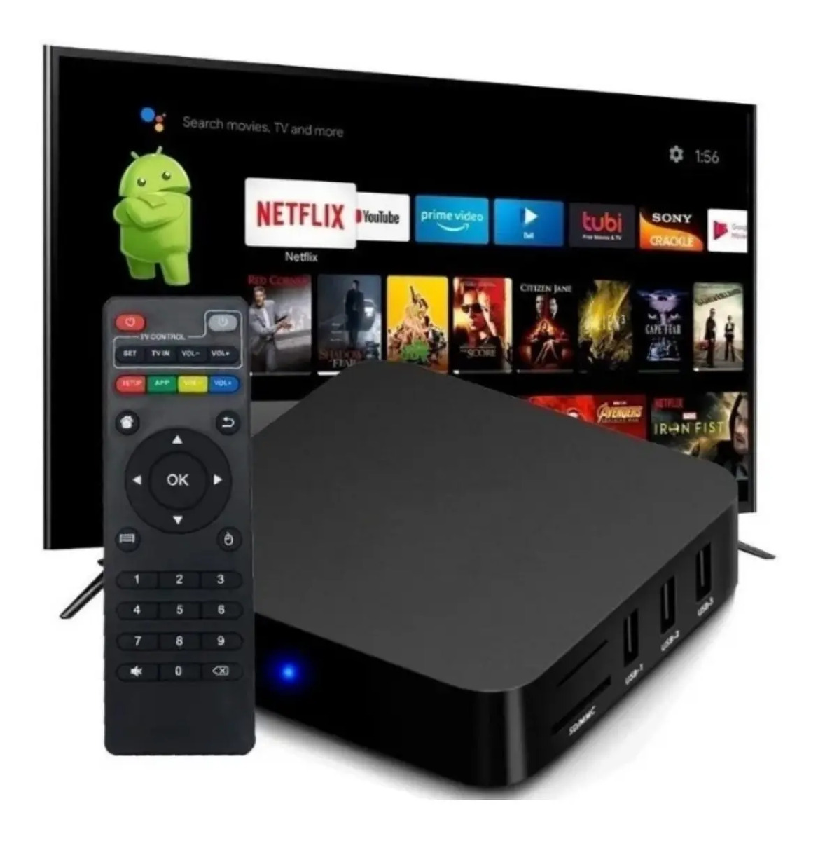Conversor Smart Tv Box 64gb De Ram 512gb Pro 4k Android 11
