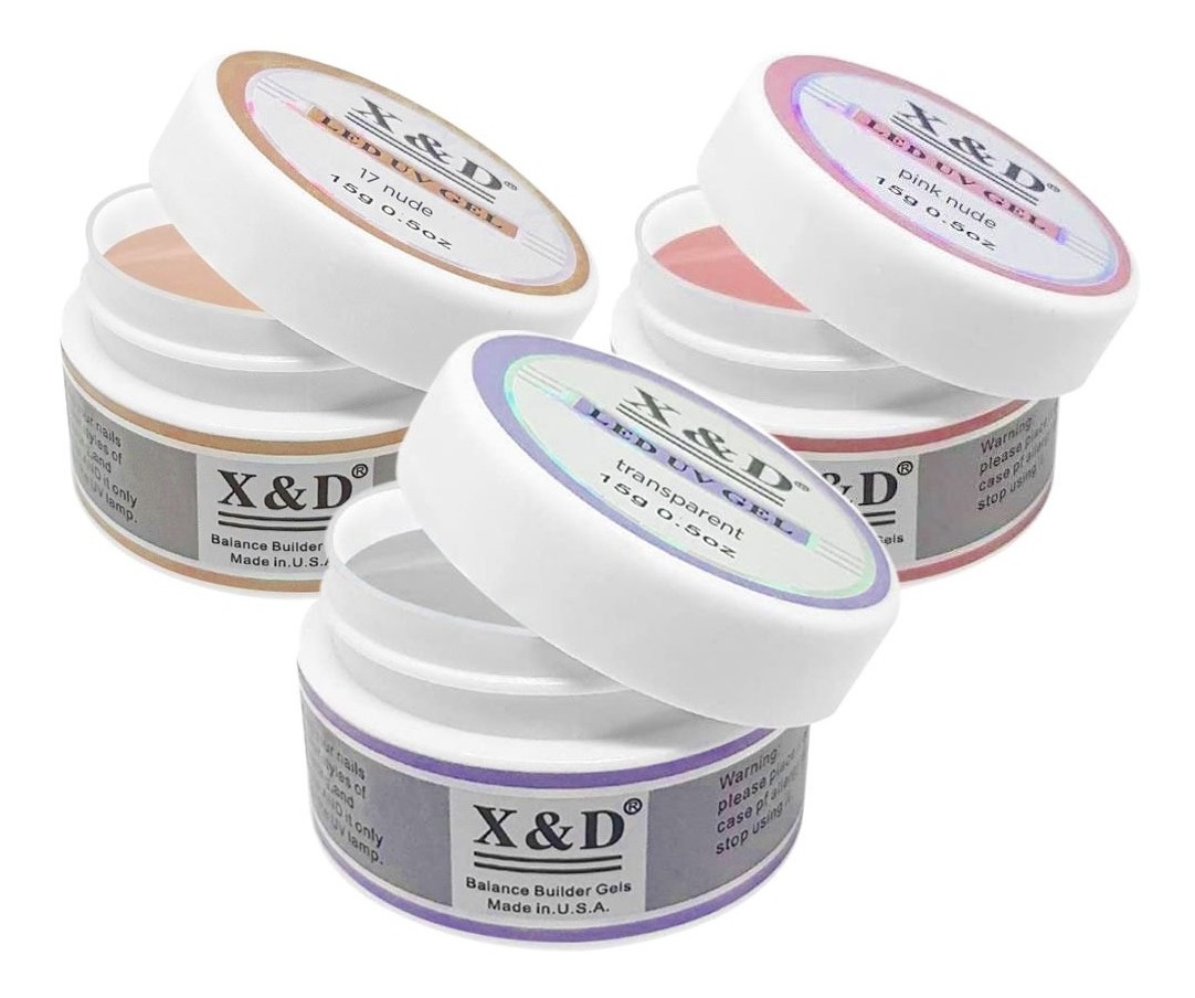 Gel Xed Alongamento Unha 15gr Led Uv Acrigel Original Cores Mercado Livre