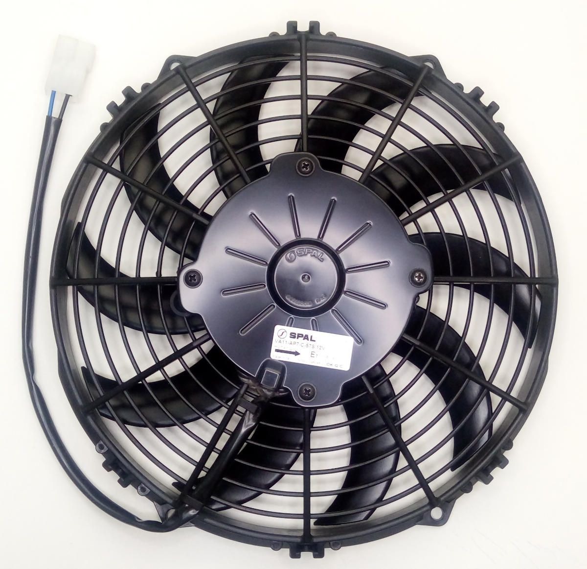 Eletro Ventilador Spal Axial Perfil Baixo 12v 10pol Soprante Mercado