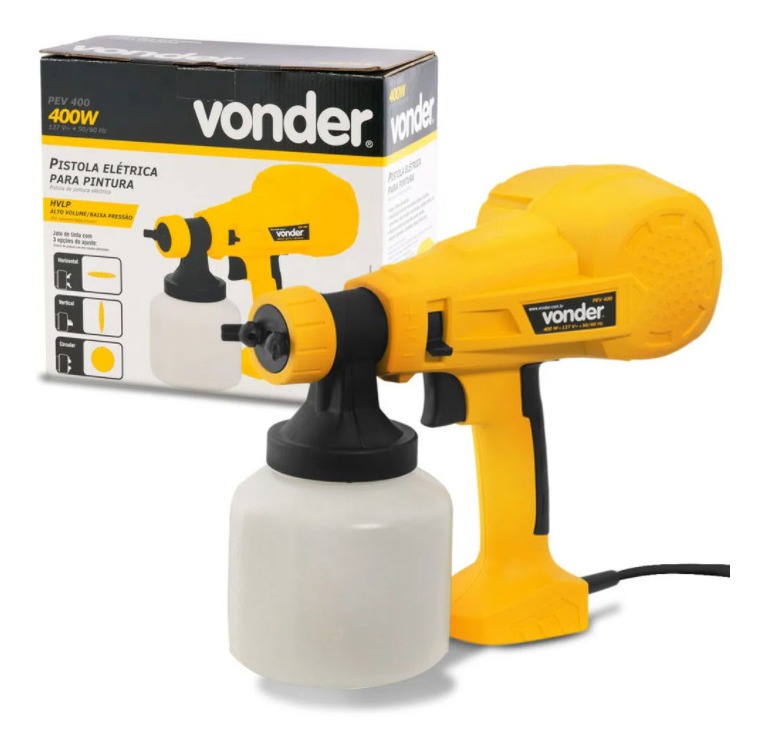 Máquina De Pintar Elétrica Vonder Pev400 400w Compre Já ! Mercado Livre