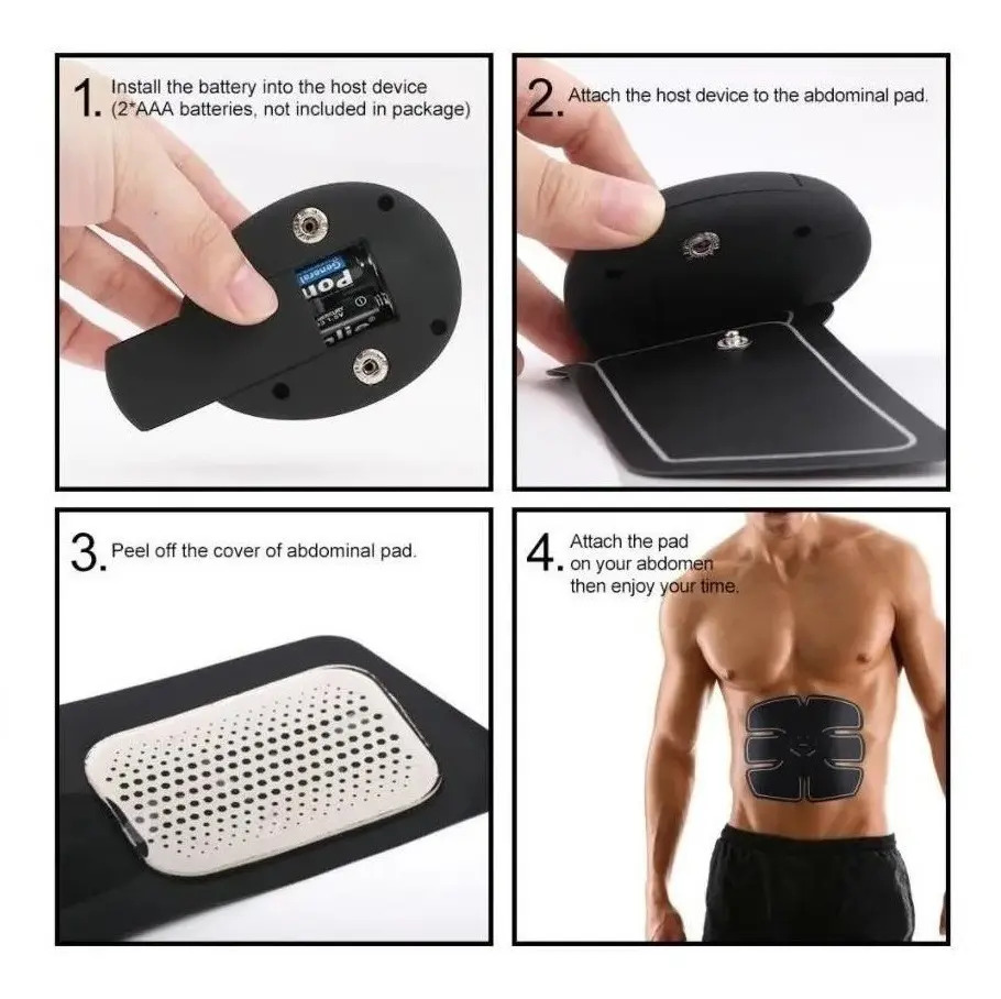 Kit Electroestimulador Muscular Fitness 5 En 1 Smart Fitness Mercado