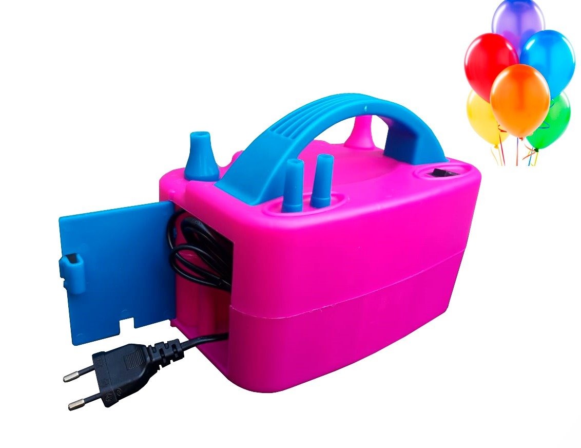 Inflador Elétrico Balões Bexigas Compressor Balão Automático Mercado