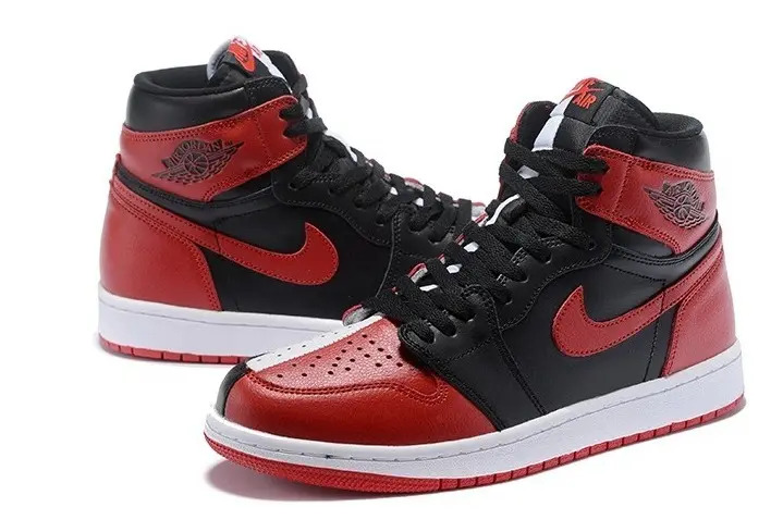 Nike Air Jordan 1 Retro High (rojo Y Negro) Mercado Libre
