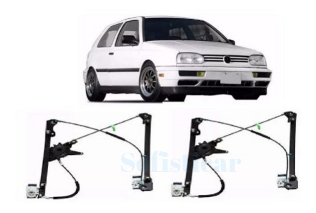 Par Máquina Vidro Elétrica Sem Motor Vw Golf 95 96 97 98 Mercado Livre