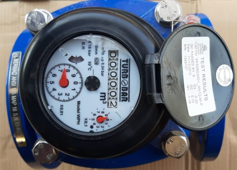 Medidor Para Agua Bridada De 3 Marca Bermad (turbobarm) Mercado Libre