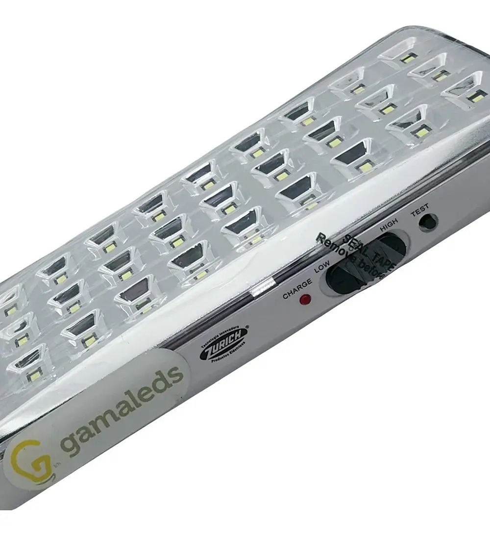 Luz De Emergencia Zurich 60 Leds Recargable Cable 220v Mercado Libre