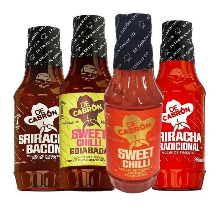 Kit Lambo Sriracha Humana E Bacon + Sweet Goiabada E Chilli Mercado Livre