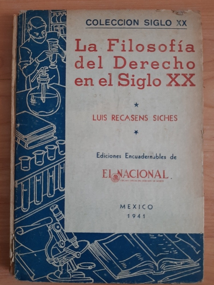 La Filosofia Del Derecho En El Siglo Xx Recasens Siches MercadoLibre