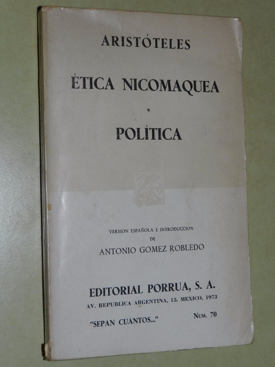 * Aristoteles Etica Y Politica Mercado Libre