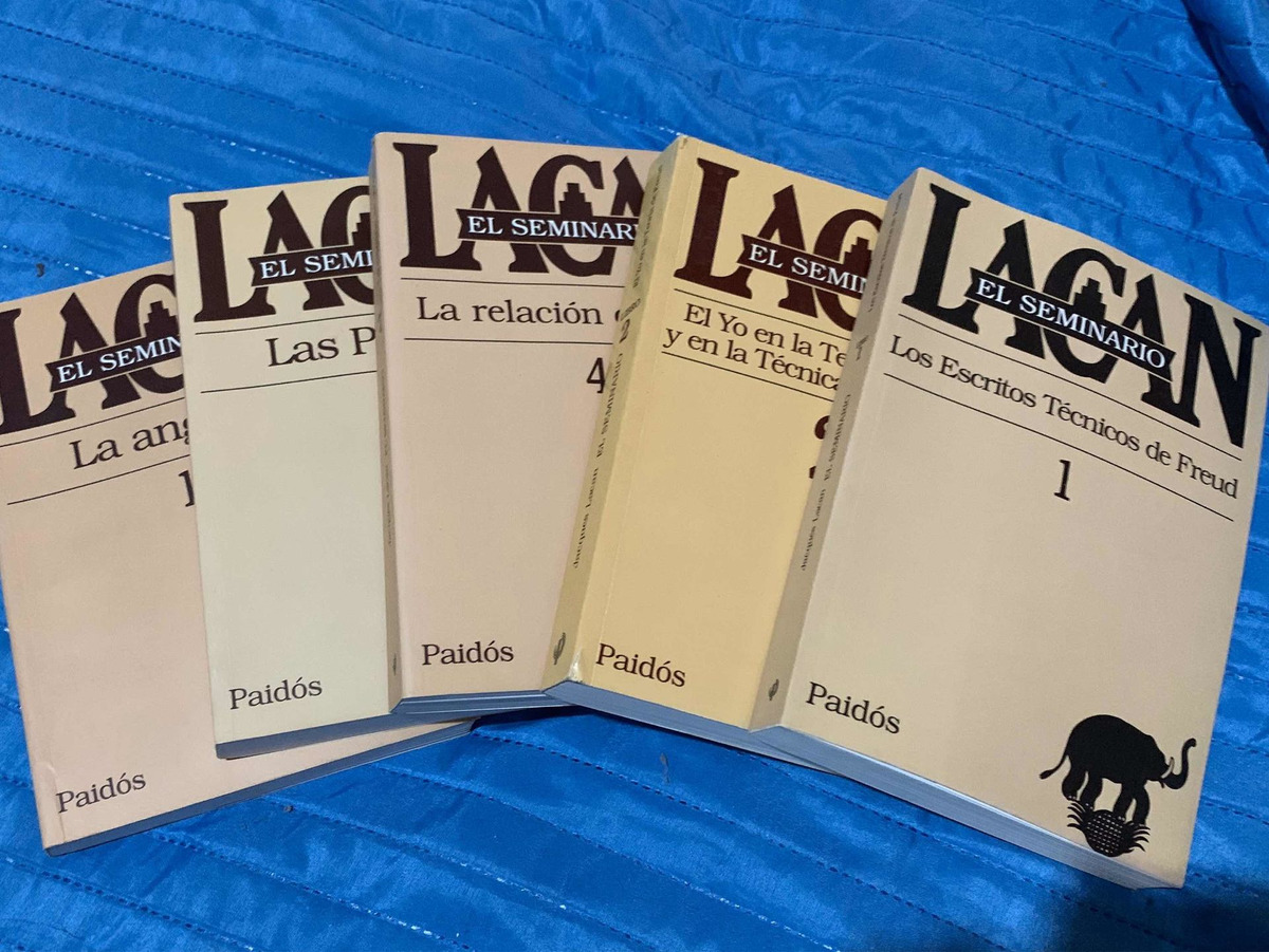 Seminarios Lacan 1, 2, 3, 4, 10 Paidos Mercado Libre