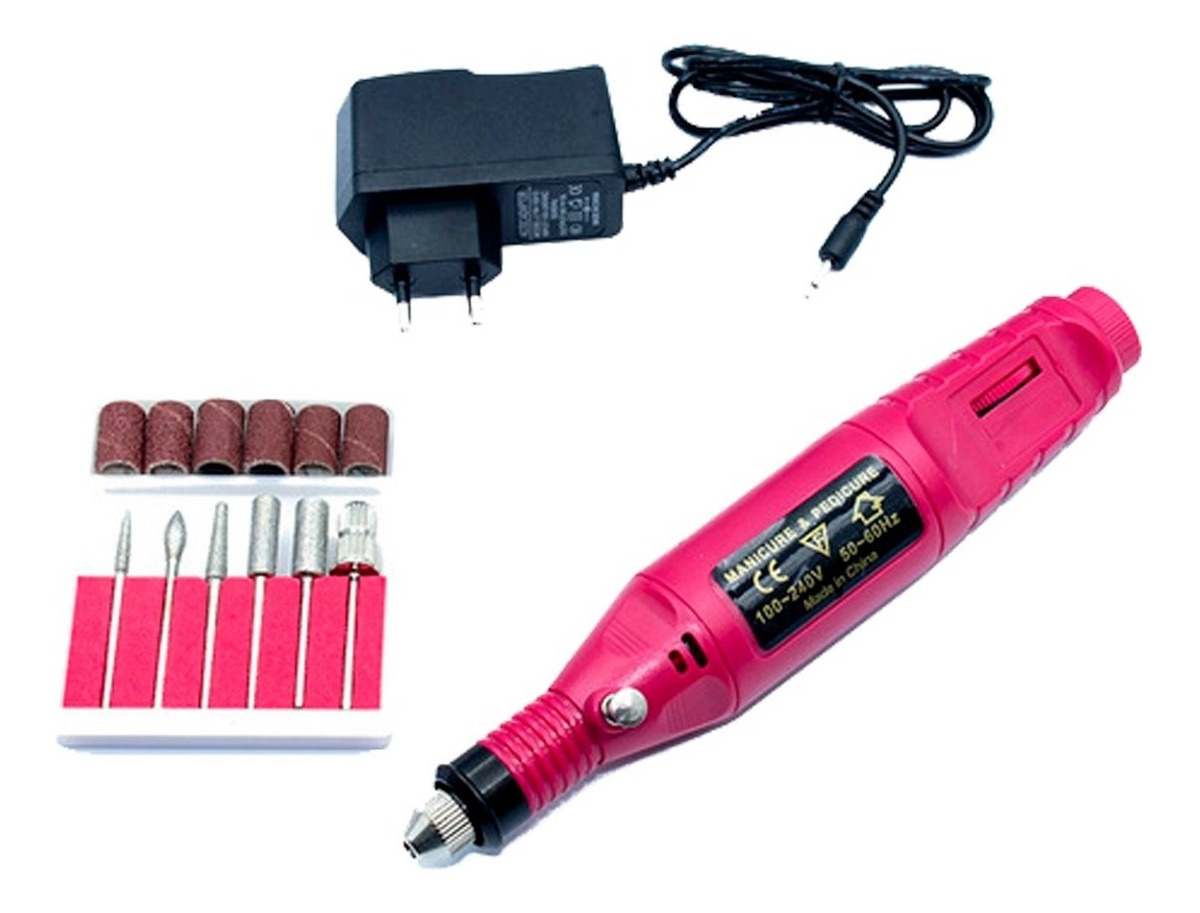 Lixa De Unha Lixadeira Elétrica Profissional Bivolt Multiuso Mercado