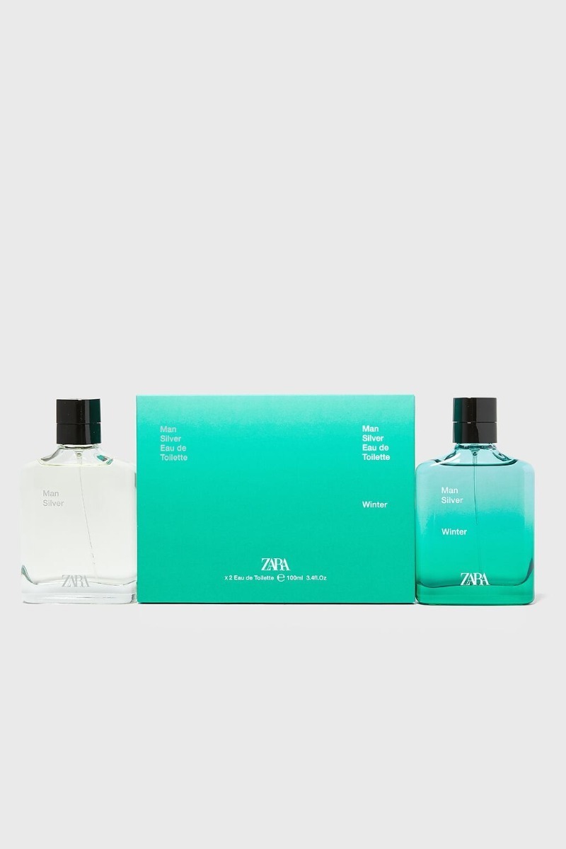 Perfume Zara Man Silver + Man Silver Winter 100 Ml Mercado Libre