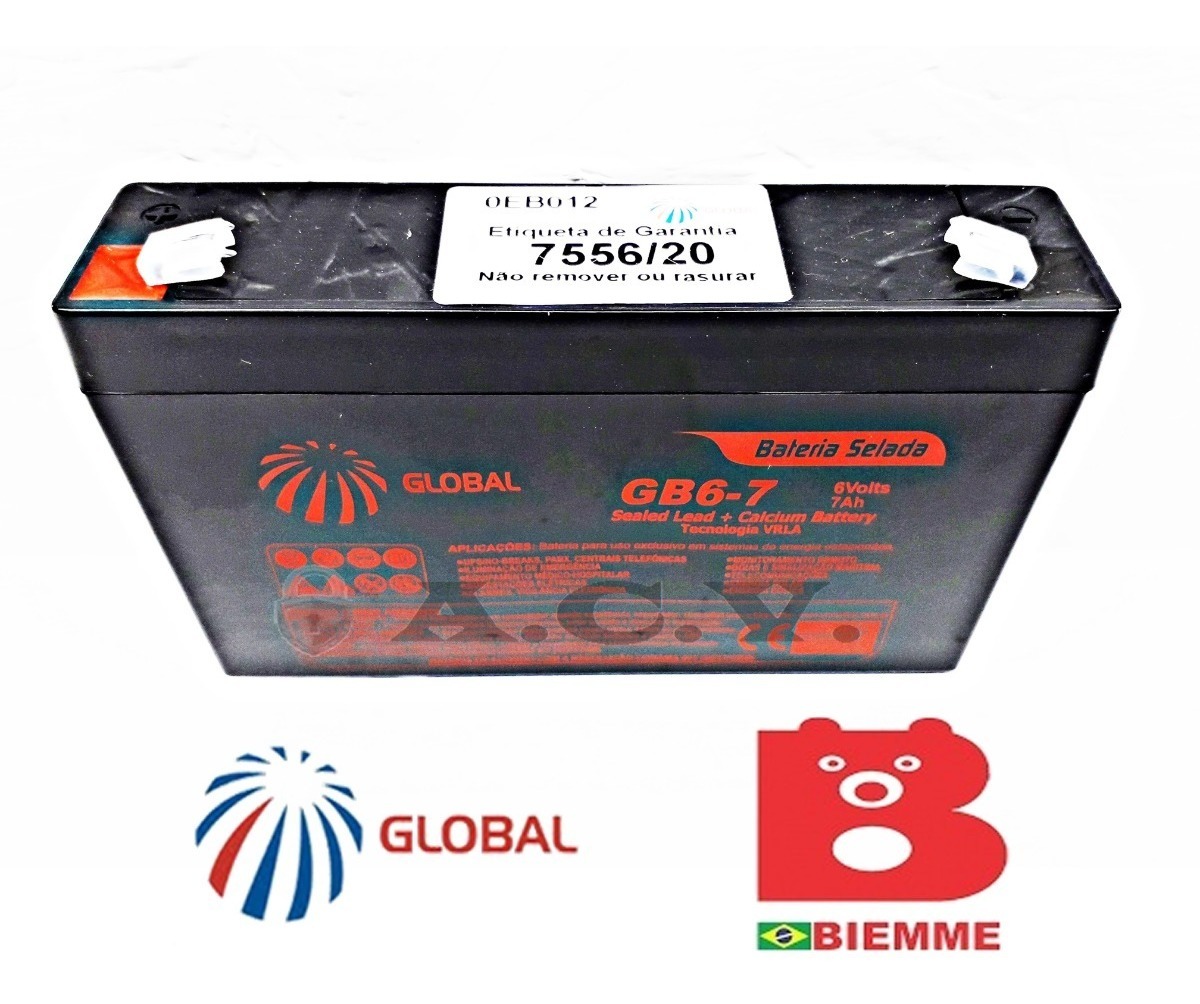 Bateria Selada 6v Para Moto Elétrica Bmw 1200 Gs Biemme Mercado Livre