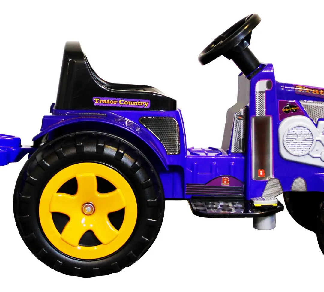 Trator Infantil Eletrico 6v Grande Menino Azul Com Caçamba Mercado Livre