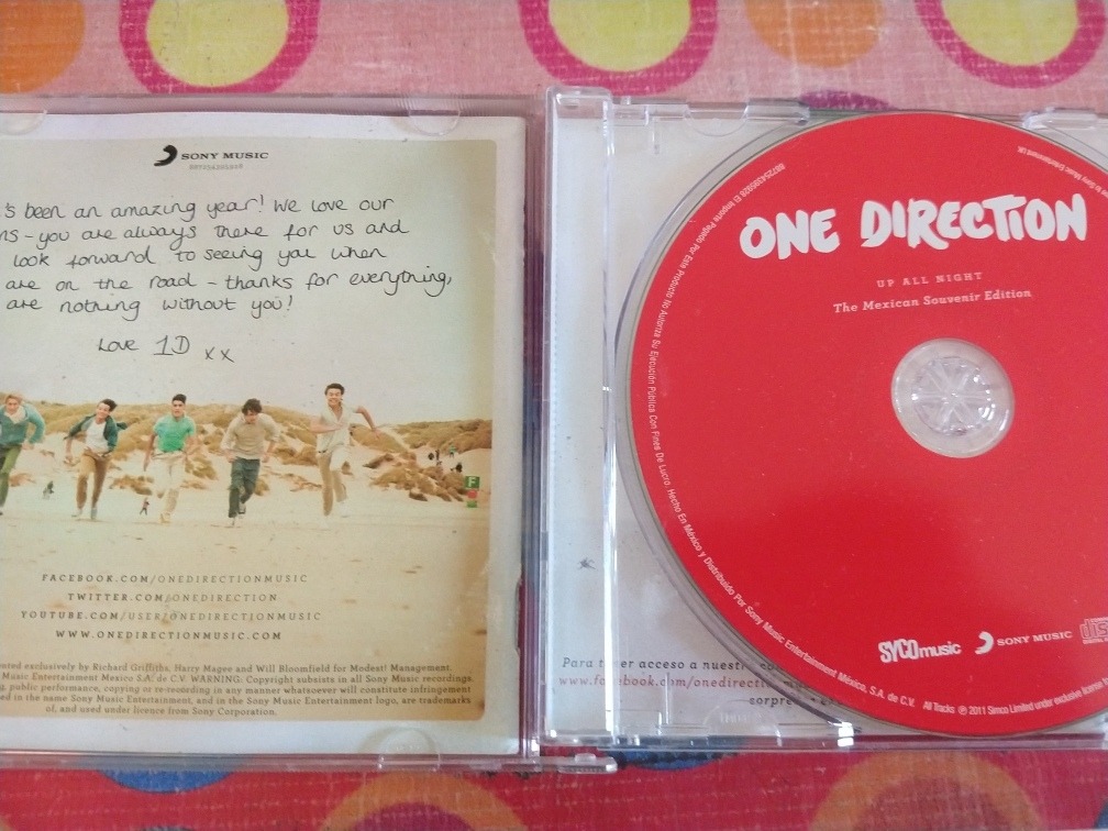 One Direction Cd Up All Night Z Mercado Libre