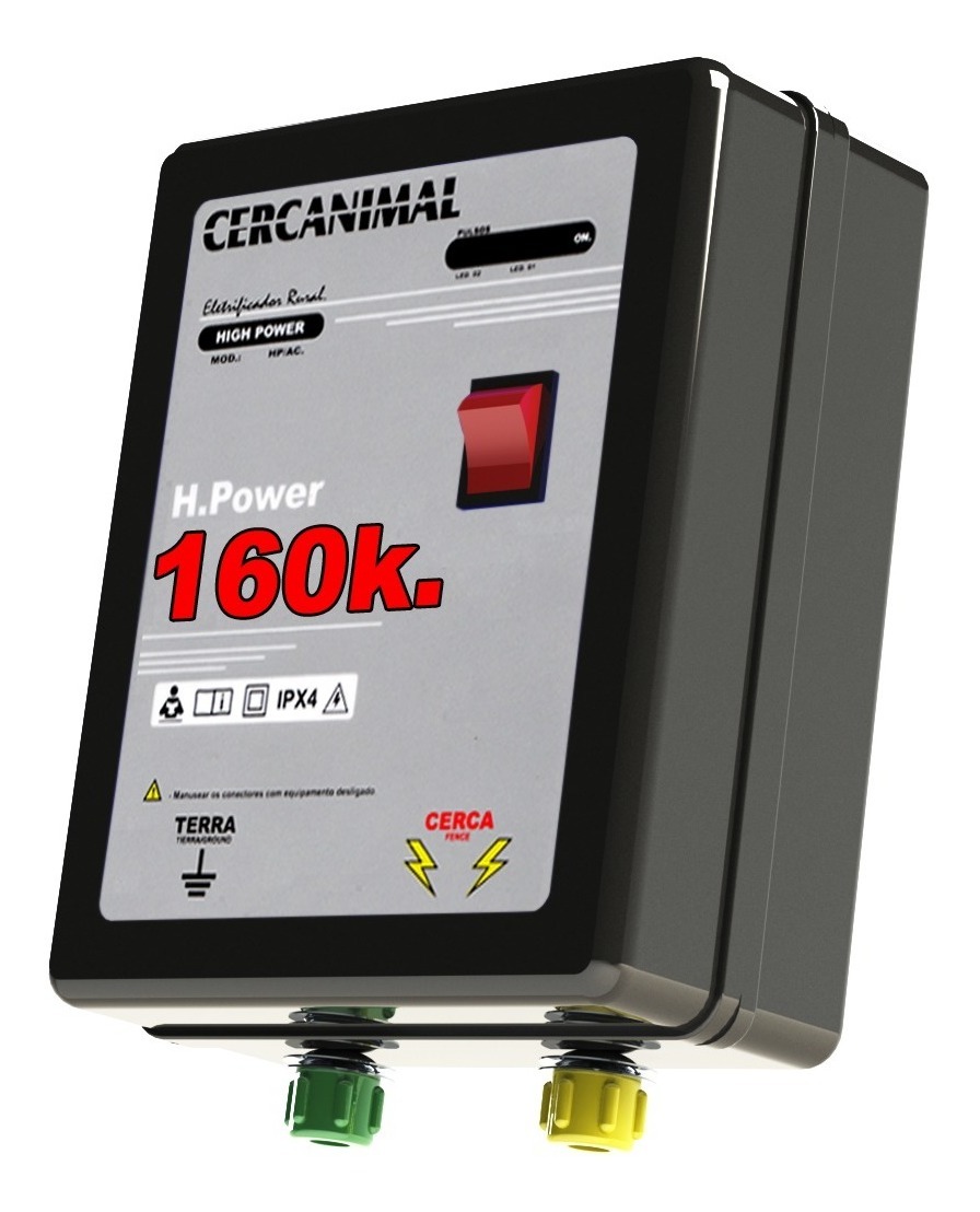 Cerca Eletrica Para Gado 10.000k Alta Potencia Hp160k Mercado Livre
