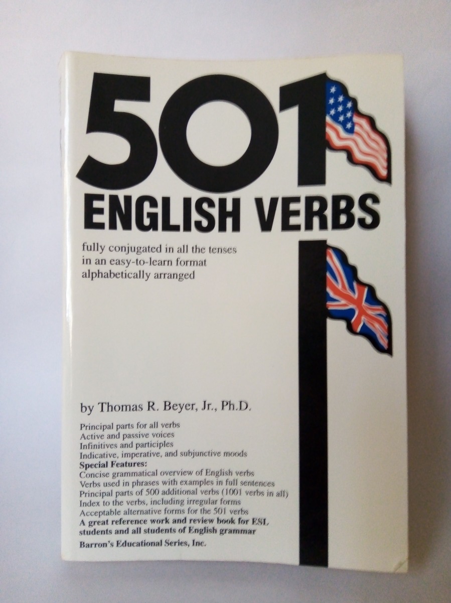 501 English Verbs, T. Beyer Libro De Estudio Verbos Inglés Mercado Libre