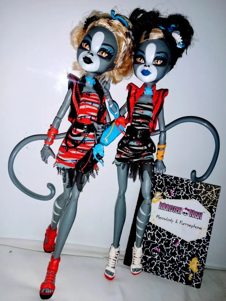 Monster High Zombie Shake Meowlody And Purrsephone Mercado Livre
