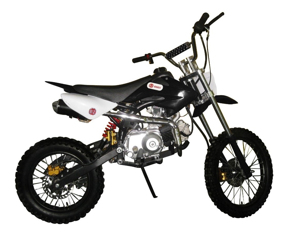 Moto Cross 125cc Partida Elétrica 4tempos Bz Terra Bz Preta Mercado Livre