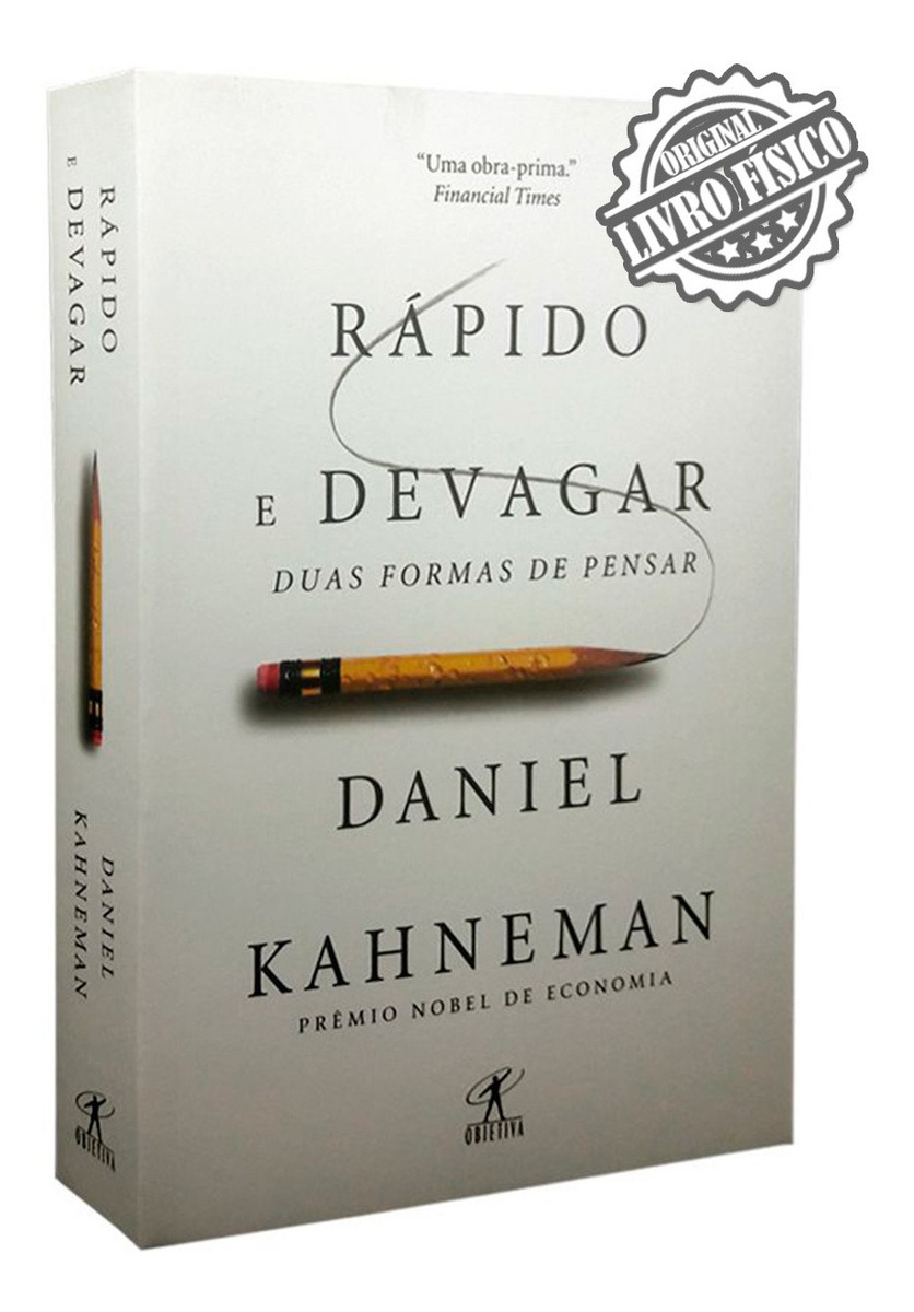 Rápido E Devagar Daniel Kahneman Lacrado Mercado Livre