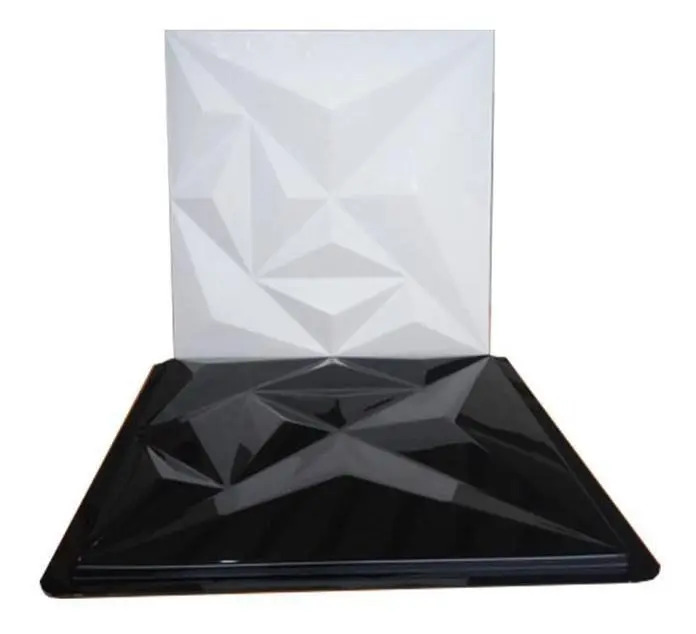 Forma De Gesso 3d Abs 2mm Diamantada 50x50cm Mercado Livre
