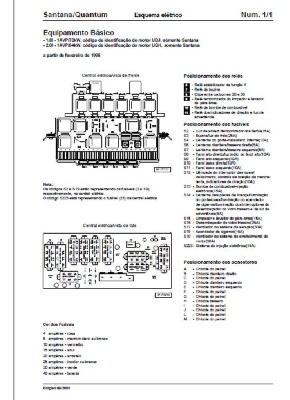 Manual De Serviços Santana Mi + Esquema Elétrico Geral Mercado Livre
