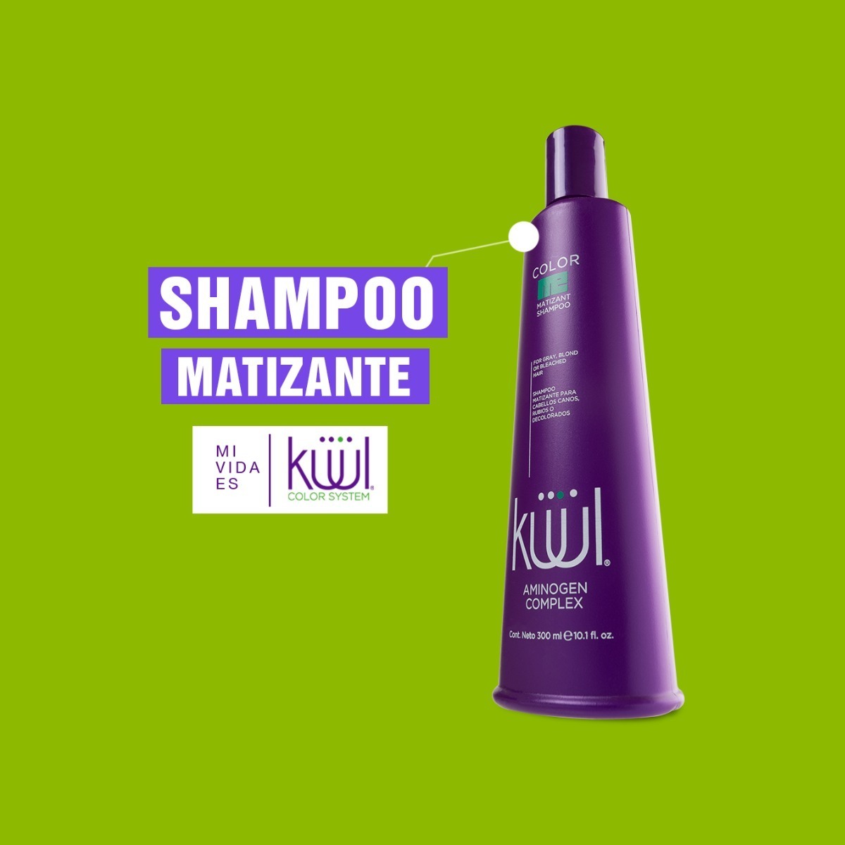 Shampoo Matizador Kuul Color Me 300 Ml Envío gratis