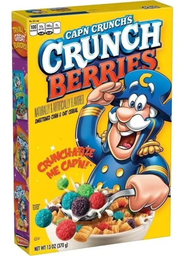 Captain Cap'n Crunch Berries Original Importado 370 Gr Mercado Libre